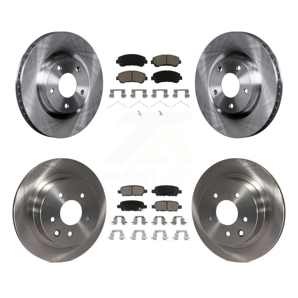 [Avant + Arrière] Kit de Disque et plaquette (céramique) de frein pour Nissan Rogue Select K8C-100975