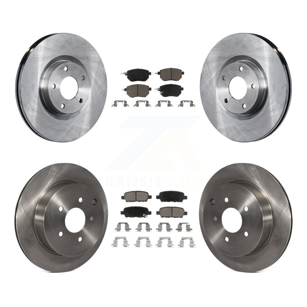 [Avant + Arrière] Kit de Disque et plaquette (céramique) de frein pour Nissan Murano INFINITI FX35 FX45 K8C-100978