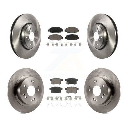 [Avant + Arrière] Kit de Disque et plaquette (céramique) de frein pour 2017 Honda Accord Hybrid EX-L Touring K8C-100989