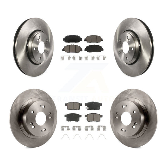 [Avant + Arrière] Kit de Disque et plaquette (céramique) de frein pour 2017 Honda Accord Hybrid EX-L Touring K8C-100989