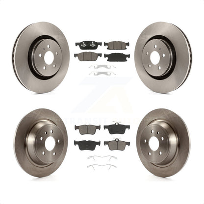 [Avant + Arrière] Kit de Disque et plaquette (céramique) de frein pour 2017 Lincoln MKX avec 14mm Wheel Lugs K8C-100993 par Transit Auto