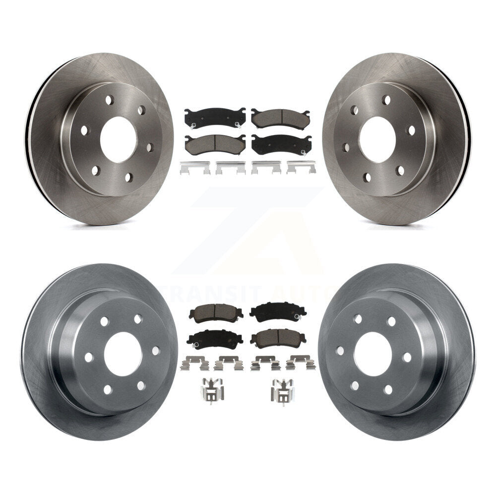 [Avant + Arrière] Kit de Disque et plaquette (céramique) de frein pour Chevrolet Silverado 1500 GMC Sierra Classic Suburban Tahoe Astro Yukon XL Safari K8C-100995