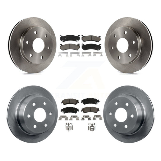 [Avant + Arrière] Kit de Disque et plaquette (céramique) de frein pour Chevrolet Silverado 1500 GMC Sierra Classic Suburban Tahoe Astro Yukon XL Safari K8C-100995