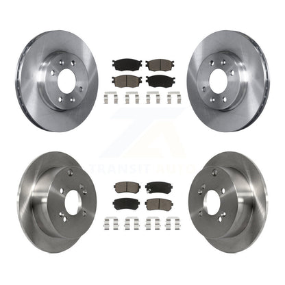 [Avant + Arrière] Kit de Disque et plaquette (céramique) de frein pour Hyundai Accent Kia Rio Rio5 K8C-100999