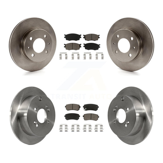 [Avant + Arrière] Kit de Disque et plaquette (céramique) de frein pour 2006 Hyundai Accent Hatchback K8C-101000