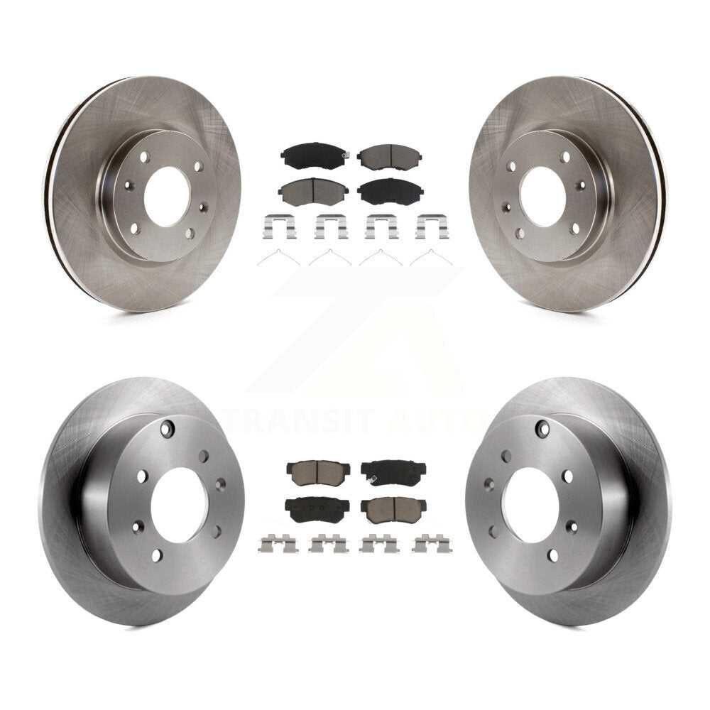 [Avant + Arrière] Kit de Disque et plaquette (céramique) de frein pour Hyundai Sonata Kia Optima Magentis K8C-101003