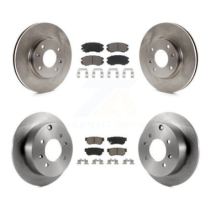 [Avant + Arrière] Kit de Disque et plaquette (céramique) de frein pour Kia Optima Hyundai Sonata Magentis K8C-101004