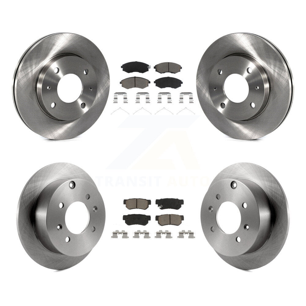 [Avant + Arrière] Kit de Disque et plaquette (céramique) de frein pour Hyundai Sonata Kia Optima Magentis K8C-101005