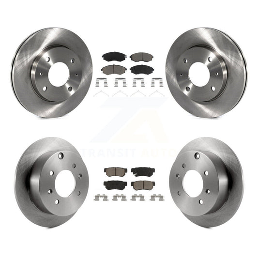 [Avant + Arrière] Kit de Disque et plaquette (céramique) de frein pour Hyundai Sonata Kia Optima Magentis K8C-101005