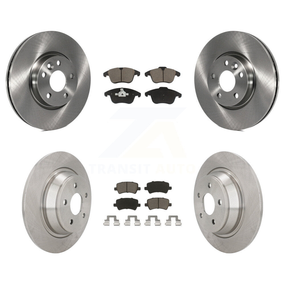 [Avant + Arrière] Kit de Disque et plaquette (céramique) de frein pour 2012-2015 Land Rover Range Evoque K8C-101010