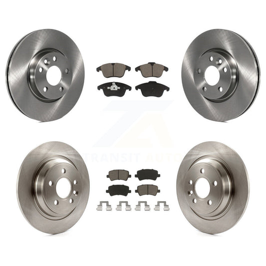 [Avant + Arrière] Kit de Disque et plaquette (céramique) de frein pour 2013-2014 Volvo S60 avec 300mm Diameter Rotor K8C-101011