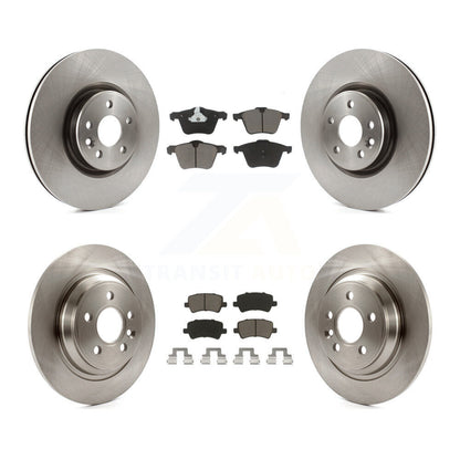 [Avant + Arrière] Kit de Disque et plaquette (céramique) de frein pour Volvo S60 V70 avec 336mm Diameter Rotor K8C-101012
