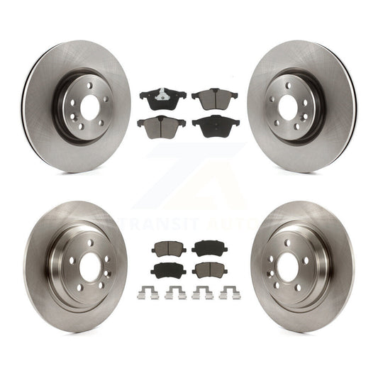 [Avant + Arrière] Kit de Disque et plaquette (céramique) de frein pour Volvo S60 V70 avec 336mm Diameter Rotor K8C-101012