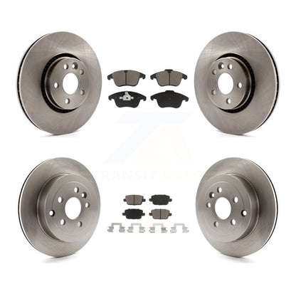 [Avant + Arrière] Kit de Disque et plaquette (céramique) de frein pour 2008-2011 Land Rover LR2 K8C-101014