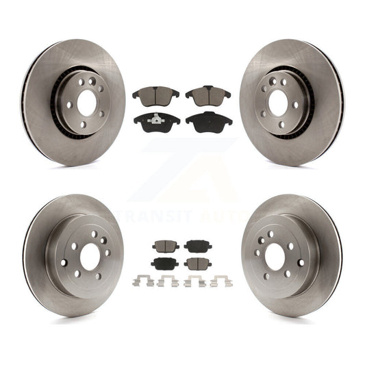 [Avant + Arrière] Kit de Disque et plaquette (céramique) de frein pour 2008-2011 Land Rover LR2 K8C-101014