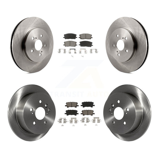[Avant + Arrière] Kit de Disque et plaquette (céramique) de frein pour Lexus Toyota Highlander RX350 RX330 RX400h K8C-101015