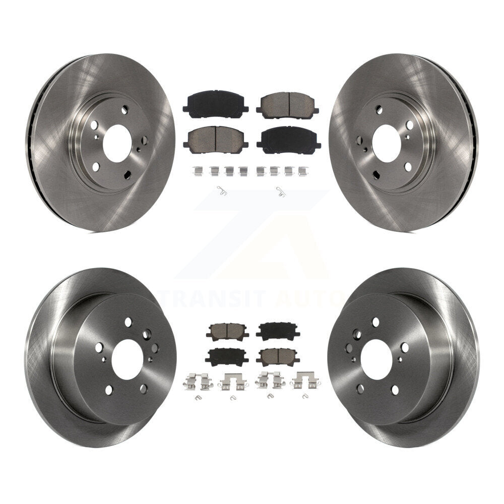 [Avant + Arrière] Kit de Disque et plaquette (céramique) de frein pour Toyota Highlander K8C-101016