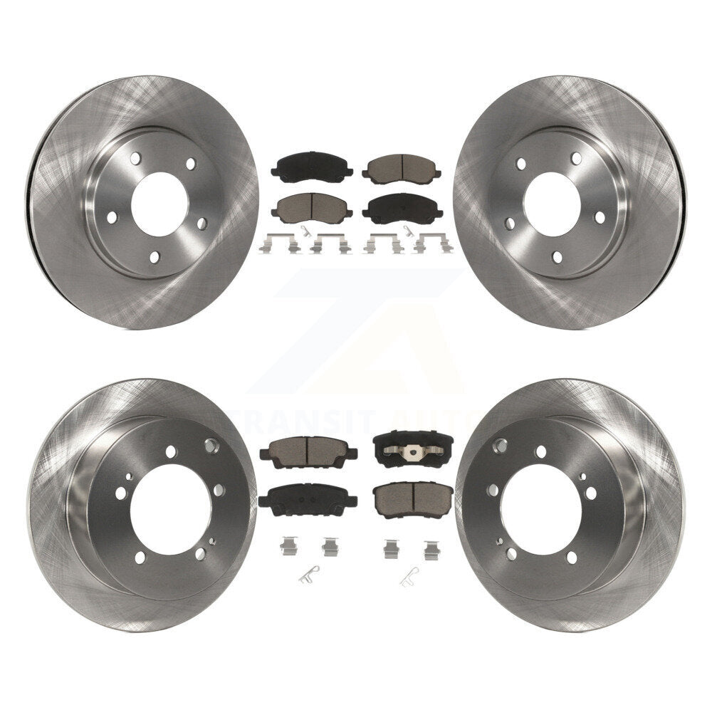 [Avant + Arrière] Kit de Disque et plaquette (céramique) de frein pour Mitsubishi Lancer K8C-101017