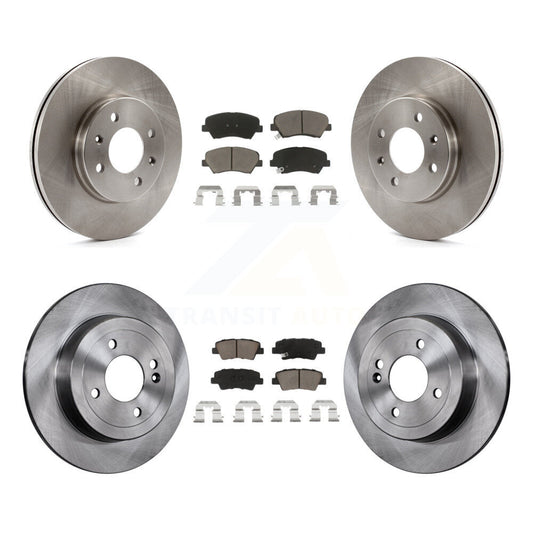 [Avant + Arrière] Kit de Disque et plaquette (céramique) de frein pour Hyundai Accent Kia Rio K8C-101018