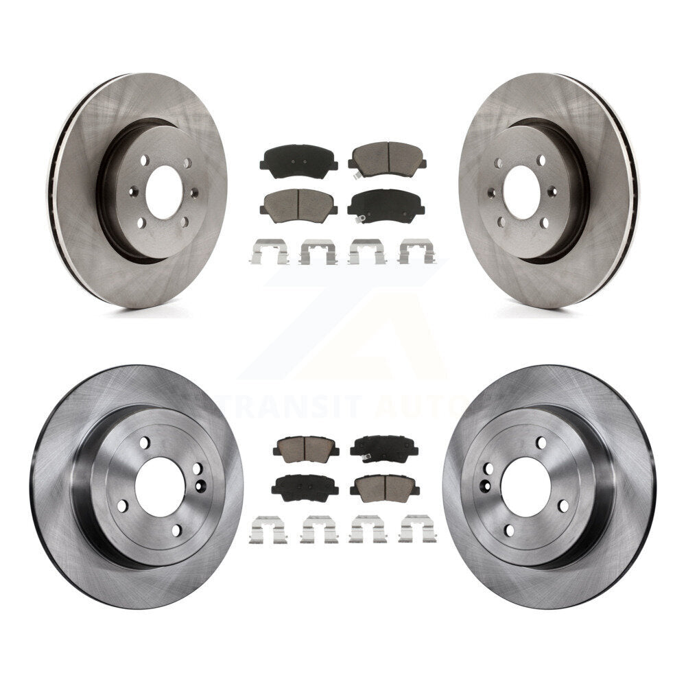[Avant + Arrière] Kit de Disque et plaquette (céramique) de frein pour Kia Rio K8C-101019