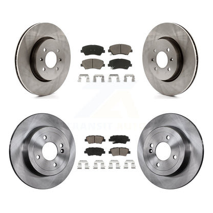 [Avant + Arrière] Kit de Disque et plaquette (céramique) de frein pour Kia Rio K8C-101019