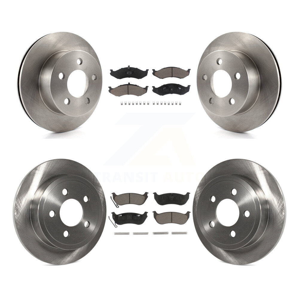[Avant + Arrière] Kit de Disque et plaquette (céramique) de frein pour Jeep Wrangler TJ rear brakes K8C-101024
