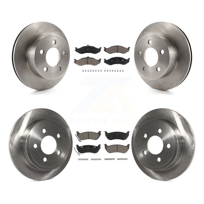 [Avant + Arrière] Kit de Disque et plaquette (céramique) de frein pour Jeep Wrangler TJ rear brakes K8C-101024