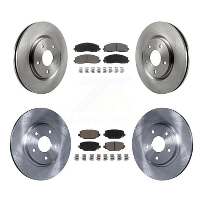 [Avant + Arrière] Kit de Disque et plaquette (céramique) de frein pour Dodge Grand Caravan Journey Chrysler Town & Country Ram C/V Volkswagen Routan K8C-101028
