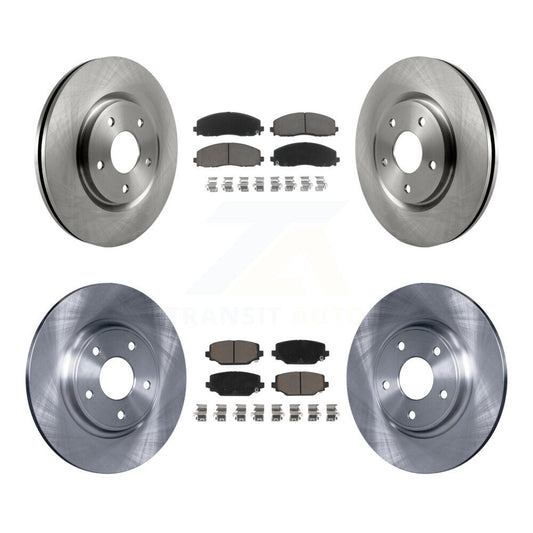 [Avant + Arrière] Kit de Disque et plaquette (céramique) de frein pour Dodge Grand Caravan Journey Chrysler Town & Country Ram C/V Volkswagen Routan K8C-101028