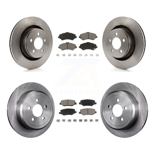 [Avant + Arrière] Kit de Disque et plaquette (céramique) de frein pour Jeep Liberty Dodge Nitro avec 332mm Diameter Rotor K8C-101029
