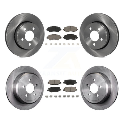 [Avant + Arrière] Kit de Disque et plaquette (céramique) de frein pour Jeep Liberty Dodge Nitro K8C-101030