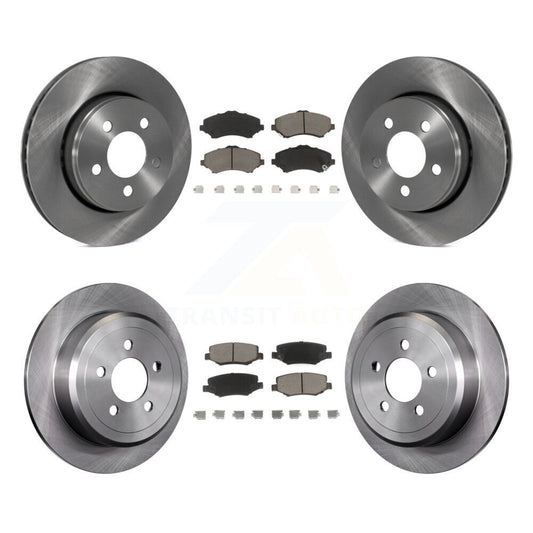 [Avant + Arrière] Kit de Disque et plaquette (céramique) de frein pour Jeep Liberty Dodge Nitro K8C-101030