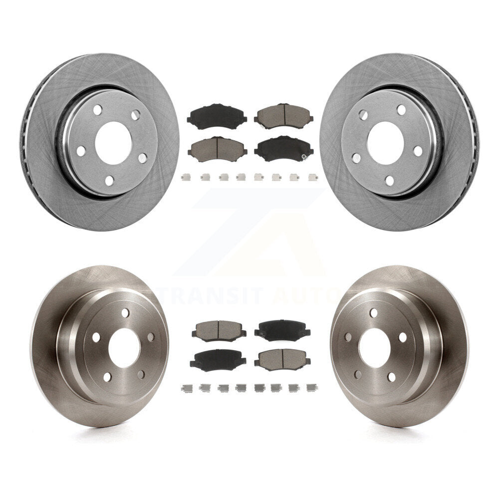 [Avant + Arrière] Kit de Disque et plaquette (céramique) de frein pour Jeep Wrangler JK K8C-101031