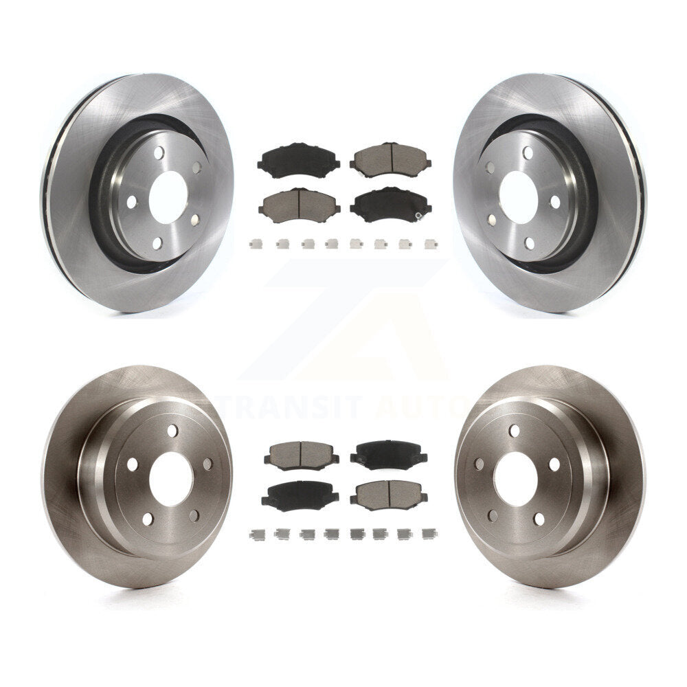 [Avant + Arrière] Kit de Disque et plaquette (céramique) de frein pour Jeep Wrangler JK avec 332mm Diameter Rotor K8C-101032