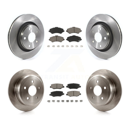 [Avant + Arrière] Kit de Disque et plaquette (céramique) de frein pour Jeep Wrangler JK avec 332mm Diameter Rotor K8C-101032