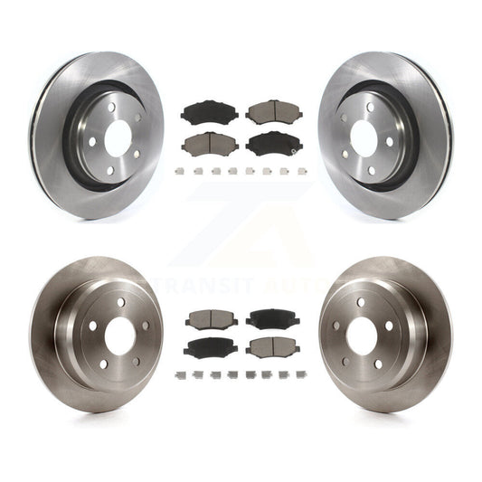 [Avant + Arrière] Kit de Disque et plaquette (céramique) de frein pour Jeep Wrangler JK avec 332mm Diameter Rotor K8C-101032