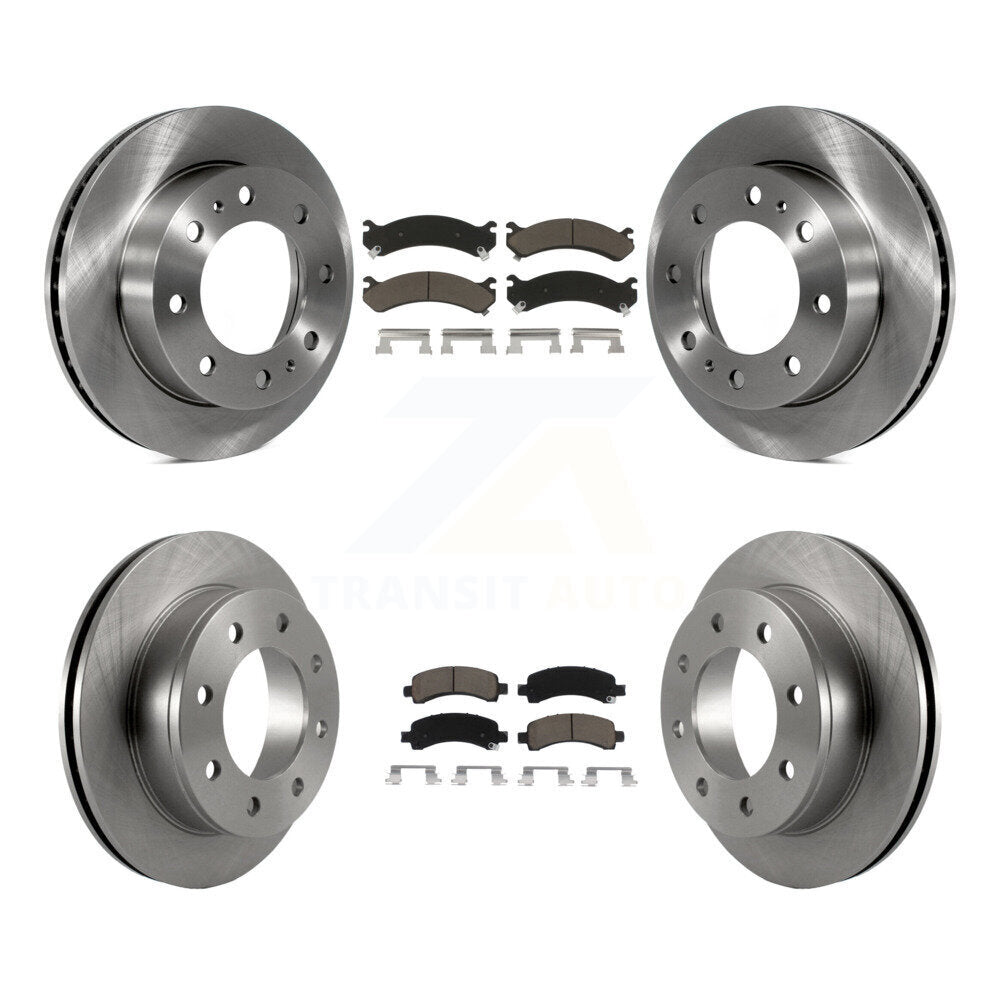 [Avant + Arrière] Kit de Disque et plaquette (céramique) de frein pour Chevrolet Express 2500 GMC Savana K8C-101034