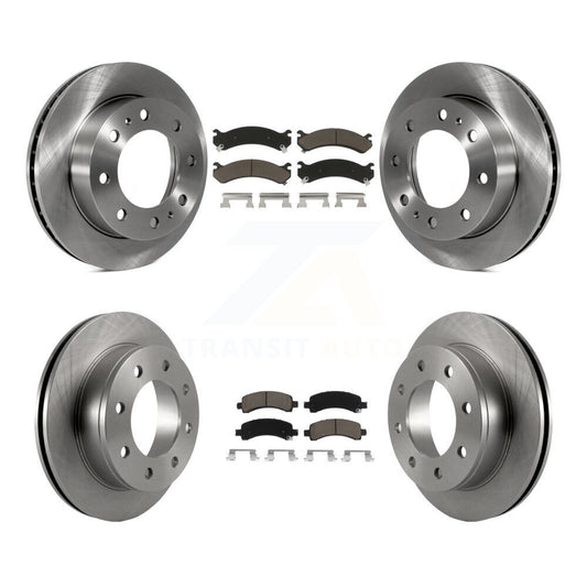 [Avant + Arrière] Kit de Disque et plaquette (céramique) de frein pour Chevrolet Express 2500 GMC Savana K8C-101034