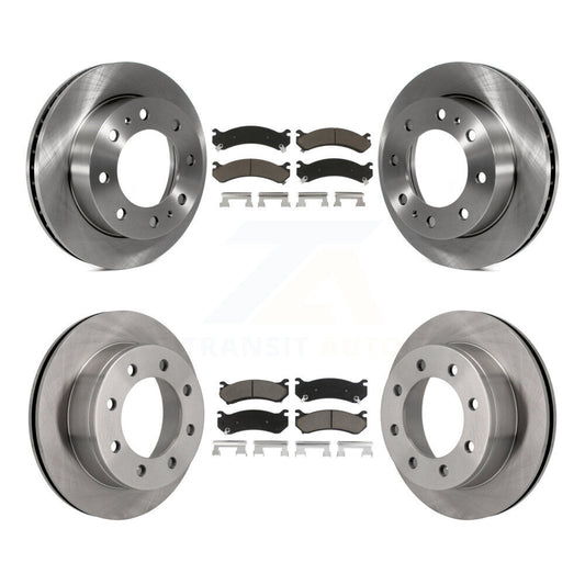 [Avant + Arrière] Kit de Disque et plaquette (céramique) de frein pour Chevrolet Silverado 2500 HD GMC Sierra 3500 Classic Suburban Yukon XL Avalanche K8C-101035