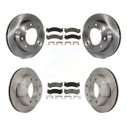 [Avant + Arrière] Kit de Disque et plaquette (céramique) de frein pour Chevrolet Silverado 2500 HD GMC Sierra Hummer H2 1500 Suburban Yukon XL Avalanche Classic K8C-101036
