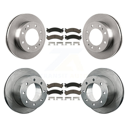 [Avant + Arrière] Kit de Disque et plaquette (céramique) de frein pour Chevrolet Silverado 3500 HD GMC Sierra Classic K8C-101037