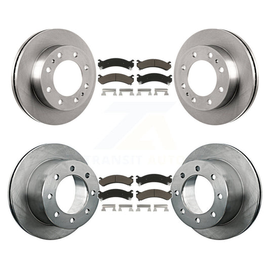 [Avant + Arrière] Kit de Disque et plaquette (céramique) de frein pour Chevrolet Silverado 3500 HD GMC Sierra Classic K8C-101037