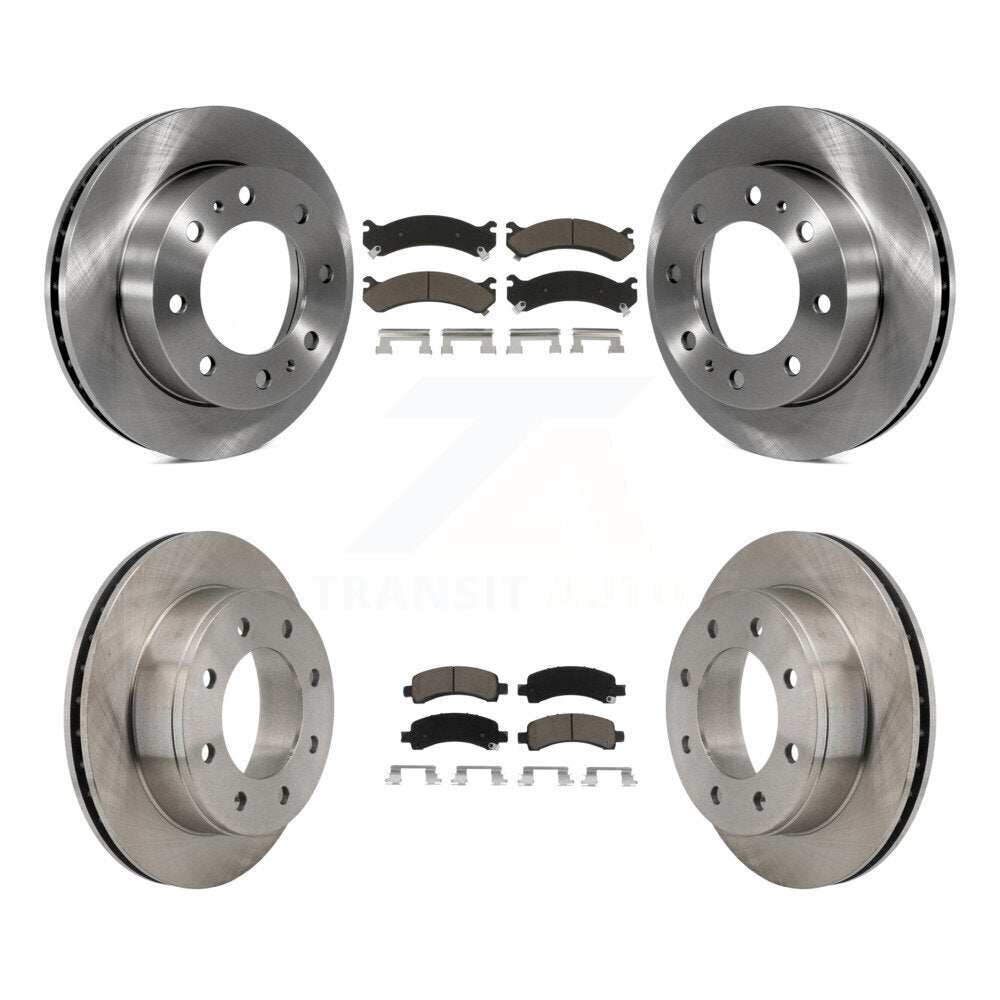 [Avant + Arrière] Kit de Disque et plaquette (céramique) de frein pour Chevrolet Express 2500 GMC Savana K8C-101038