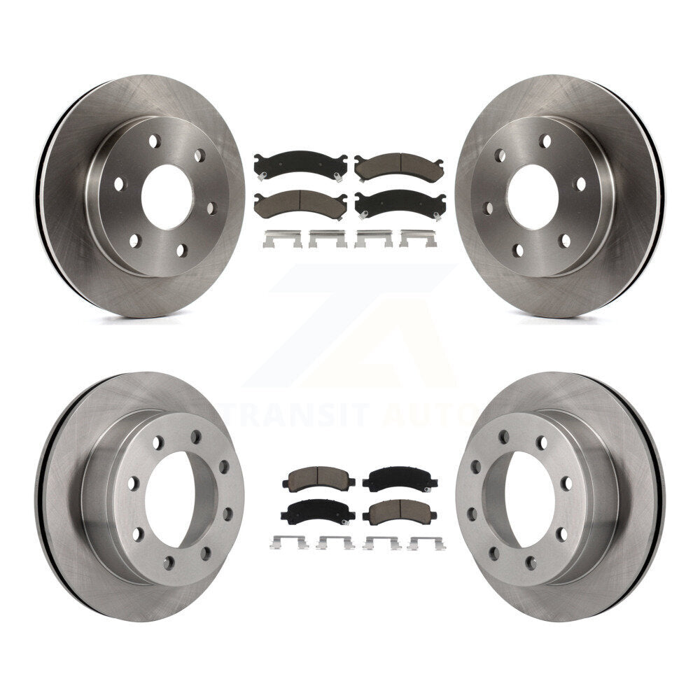 [Avant + Arrière] Kit de Disque et plaquette (céramique) de frein pour 2006 Chevrolet Express 2500 GMC Savana K8C-101039