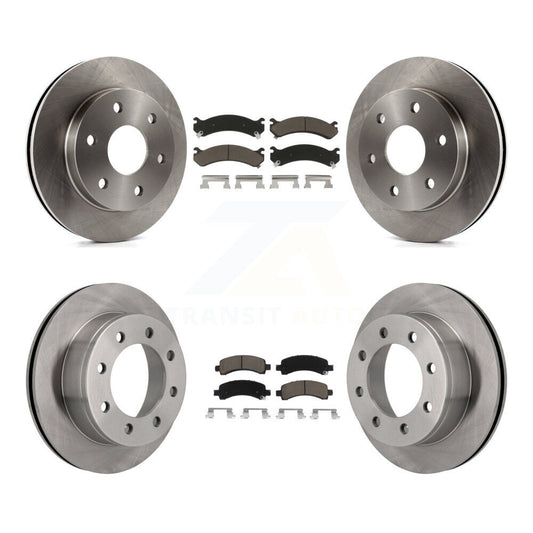 [Avant + Arrière] Kit de Disque et plaquette (céramique) de frein pour 2006 Chevrolet Express 2500 GMC Savana K8C-101039