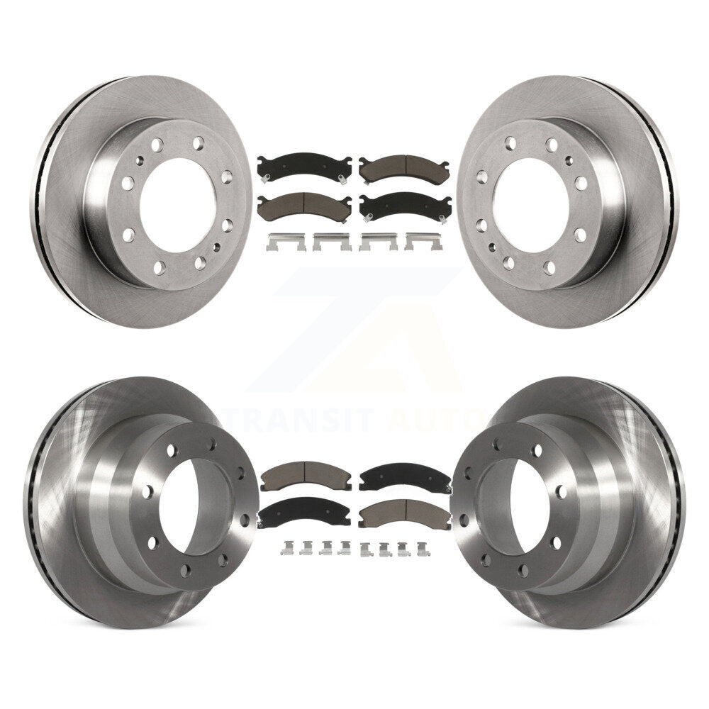 [Avant + Arrière] Kit de Disque et plaquette (céramique) de frein pour Chevrolet Express 4500 GMC Savana K8C-101041