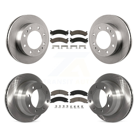 [Avant + Arrière] Kit de Disque et plaquette (céramique) de frein pour Chevrolet Express 4500 GMC Savana K8C-101041