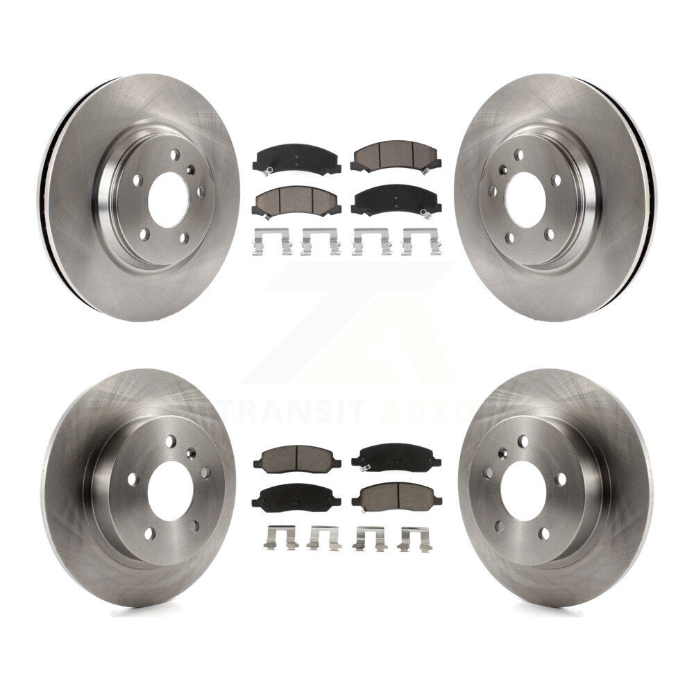 [Avant + Arrière] Kit de Disque et plaquette (céramique) de frein pour 2006-2011 Buick Lucerne Cadillac DTS K8C-101042