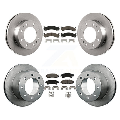 [Avant + Arrière] Kit de Disque et plaquette (céramique) de frein pour 2001 Chevrolet Silverado 3500 GMC Sierra K8C-101043