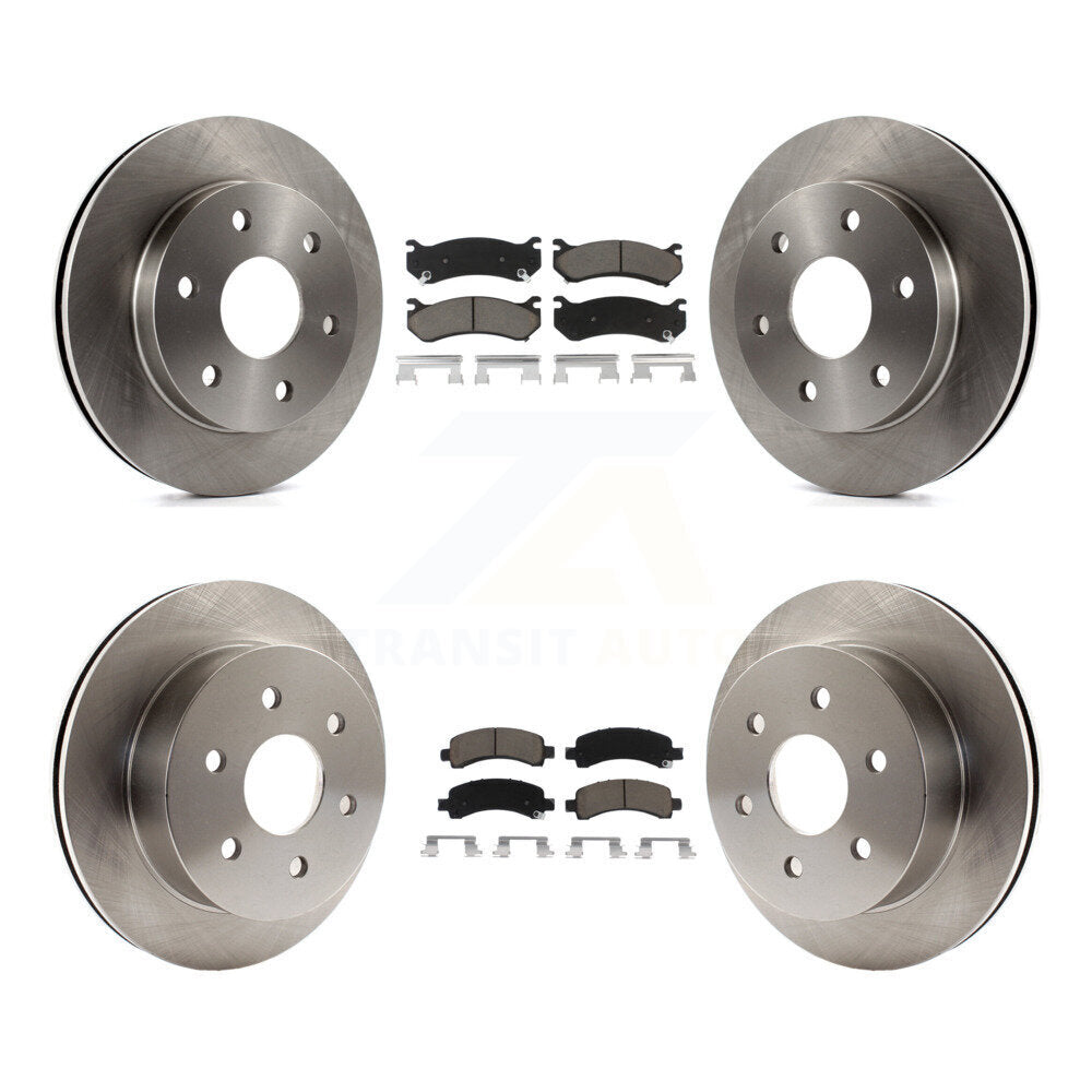 [Avant + Arrière] Kit de Disque et plaquette (céramique) de frein pour 2003-2005 Chevrolet Express 2500 GMC Savana K8C-101044